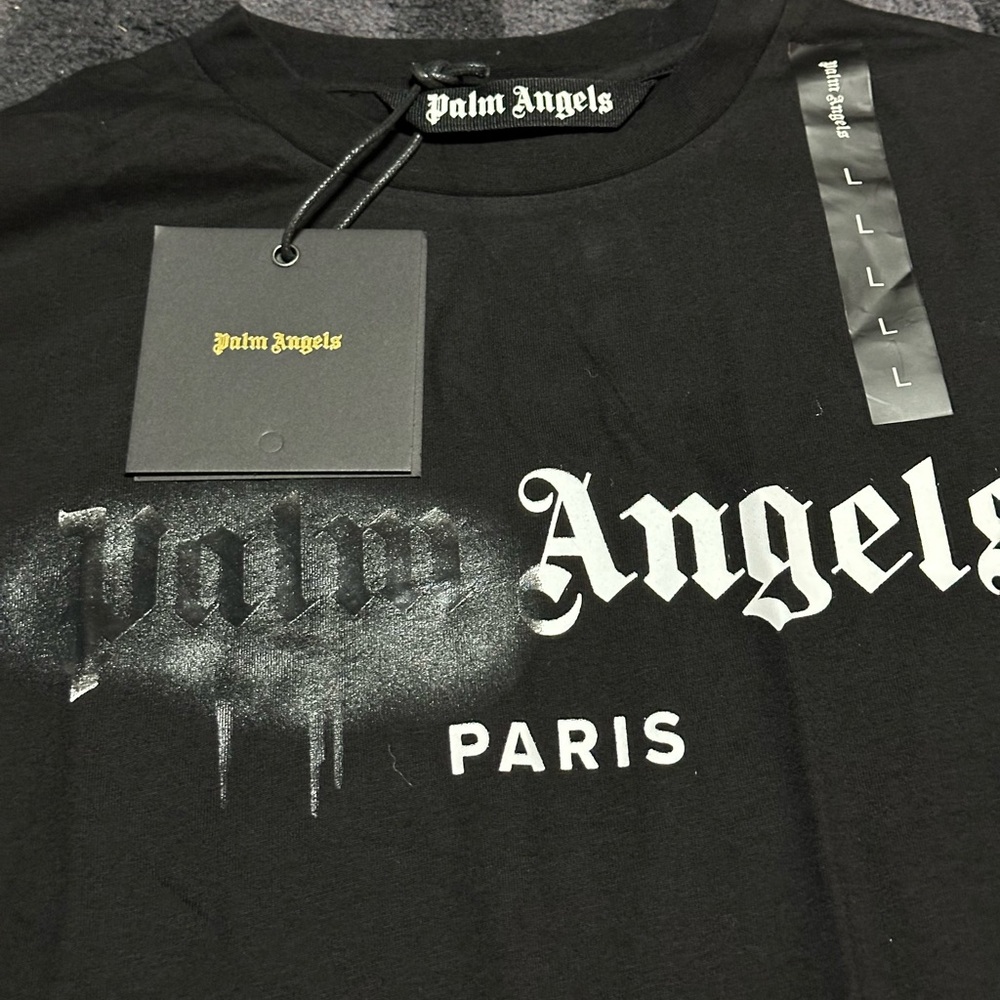 NWT Palm Angels Sprayprint T Shirt